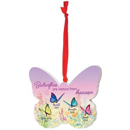 Personalized Butterflies are Visitors from Heaven Ornament-377488