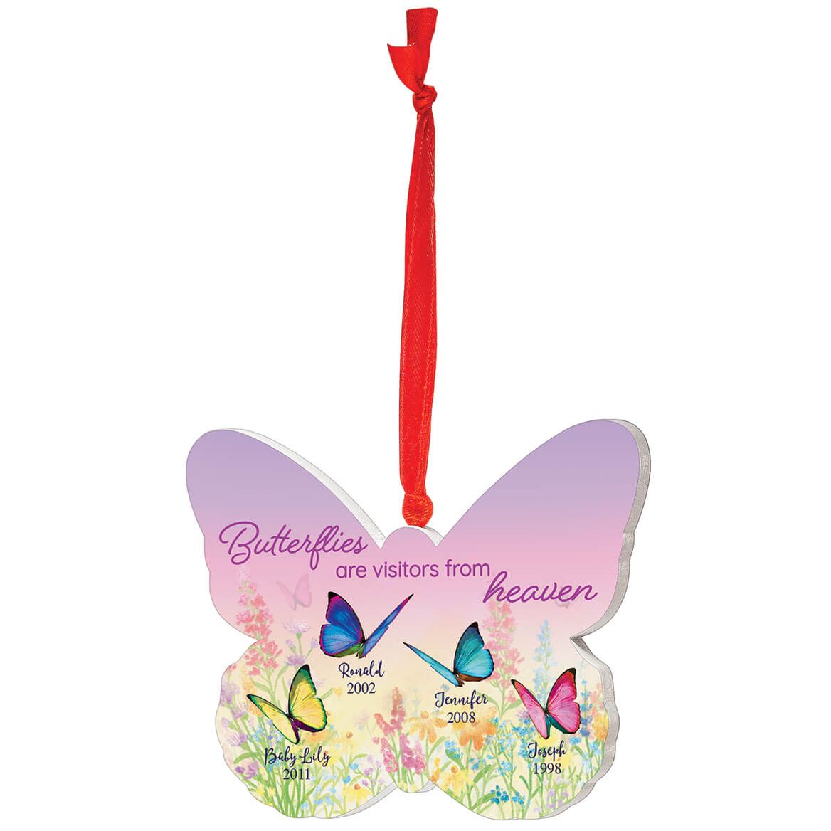 Personalized Butterflies are Visitors from Heaven Ornament + '-' + 377488