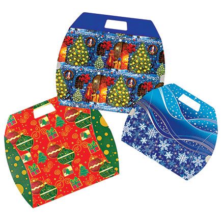 Assorted Christmas Gift Boxes, Set of 3-377536