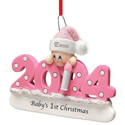 Personalized 2024 Baby's First Christmas Ornament-377549