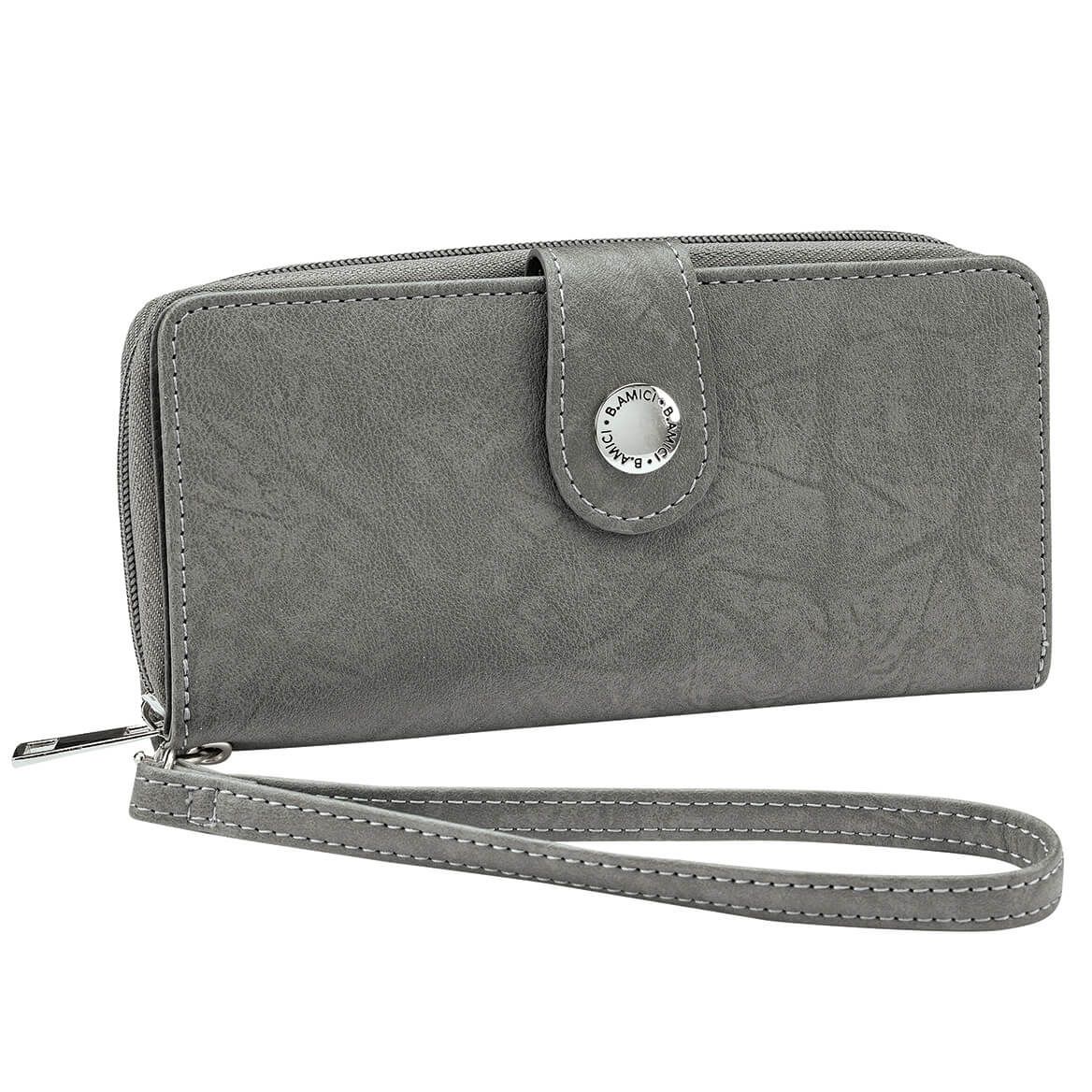 B. Amici™ Luciana RFID Leather Wallet with Wristlet + '-' + 377568