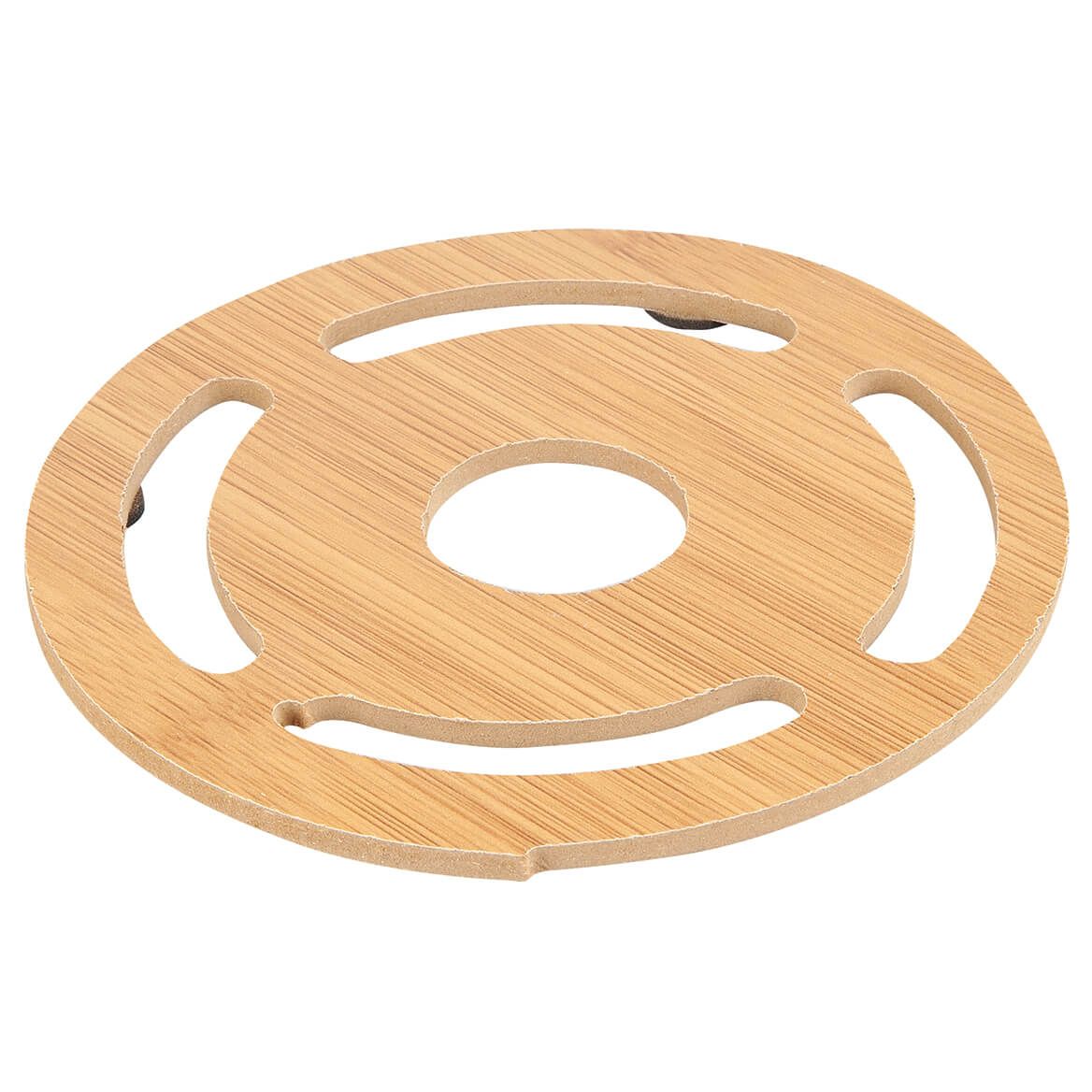 Natural Bamboo Heat Pad - Trivets for Hot Pots - Walter Drake