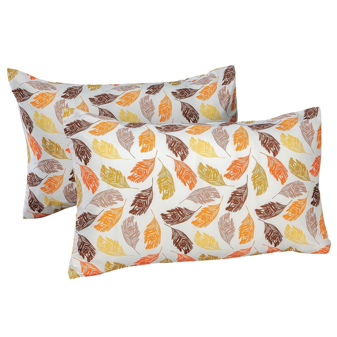 Fall Printed Microfiber Pillowcases by OakRidge™, Set of 2 + '-' + 377647