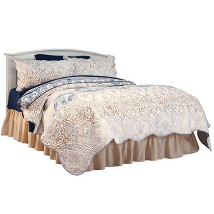Reversible Fleur-de-lis Pinsonic Bedspread, 3-Piece Set by OakRidge™-377648