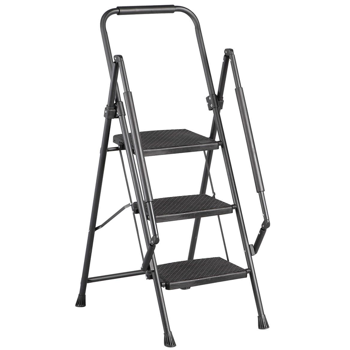 LivingSURE™ 3 Step Ladder with Padded Handrails + '-' + 377649