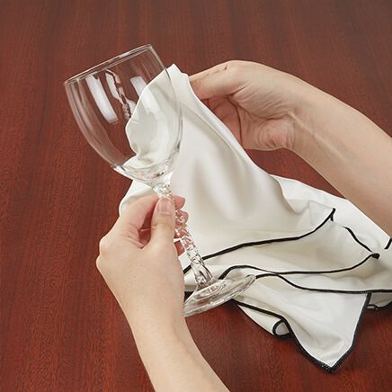 Glassware Microfiber Polishing Cloth-377789