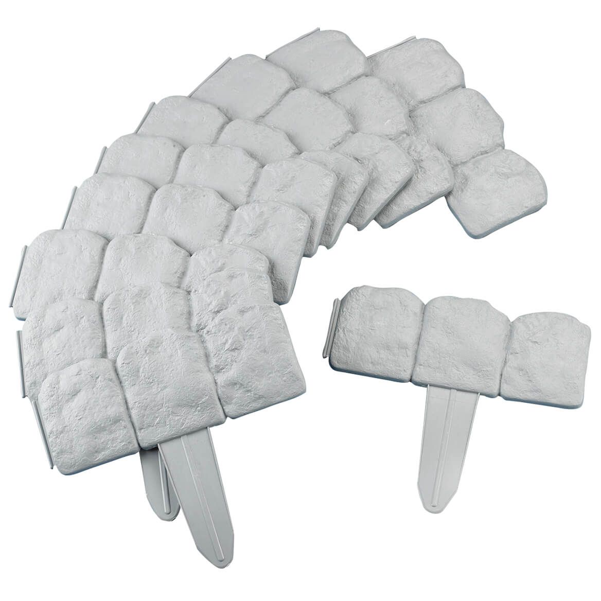 Plastic Rock Fencing, Set of 10 + '-' + 377822