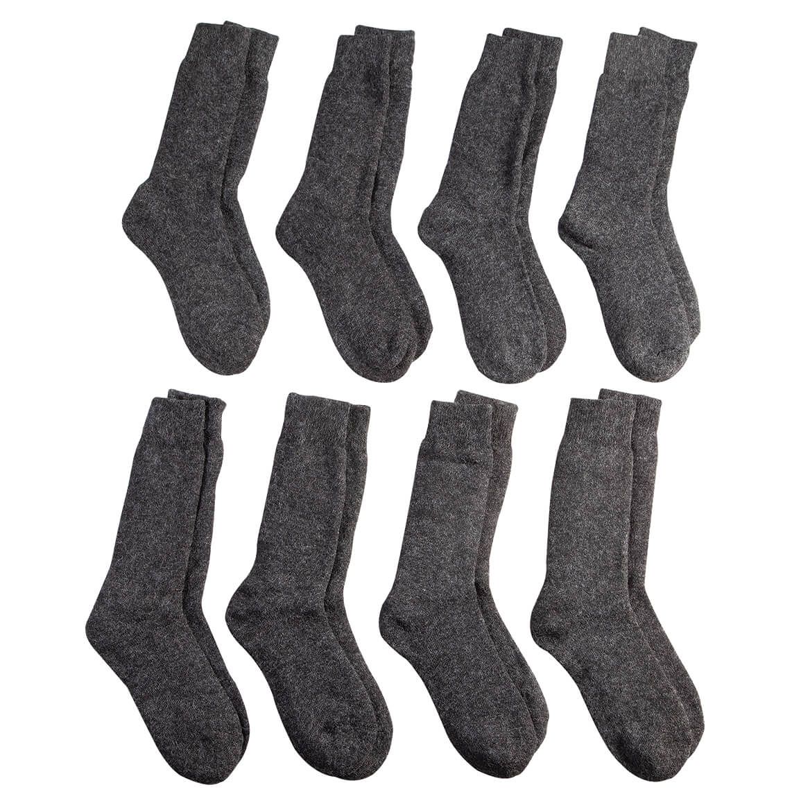 Marled Thermal Crew Socks, 8 Pairs + '-' + 377877