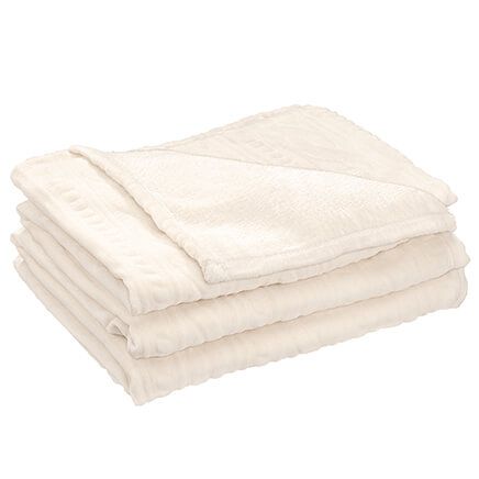 Cozy Plush Sweater Fleece Blanket by OakRidge™-377991