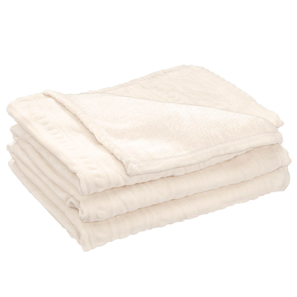 Cozy Plush Sweater Fleece Blanket by OakRidge™ + '-' + 377991