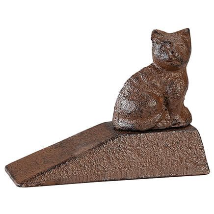 Vintage Cast Iron Door Stop Wedge-377992