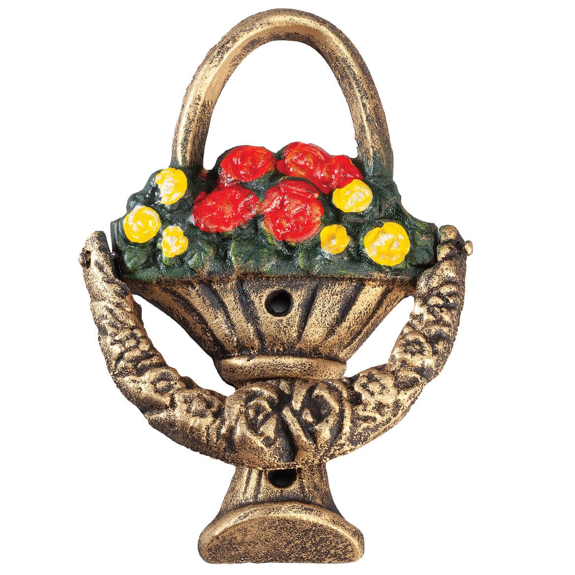 Vintage Cast Iron Bouquet Door Knocker + '-' + 377993