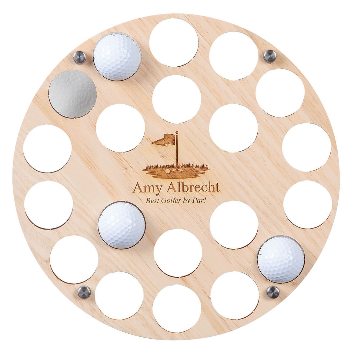 Personalized Engraved Golf Flag Ball Holder + '-' + 378040