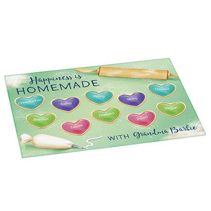 Personalized Happiness is Homemade Glass Cutting Board-378123