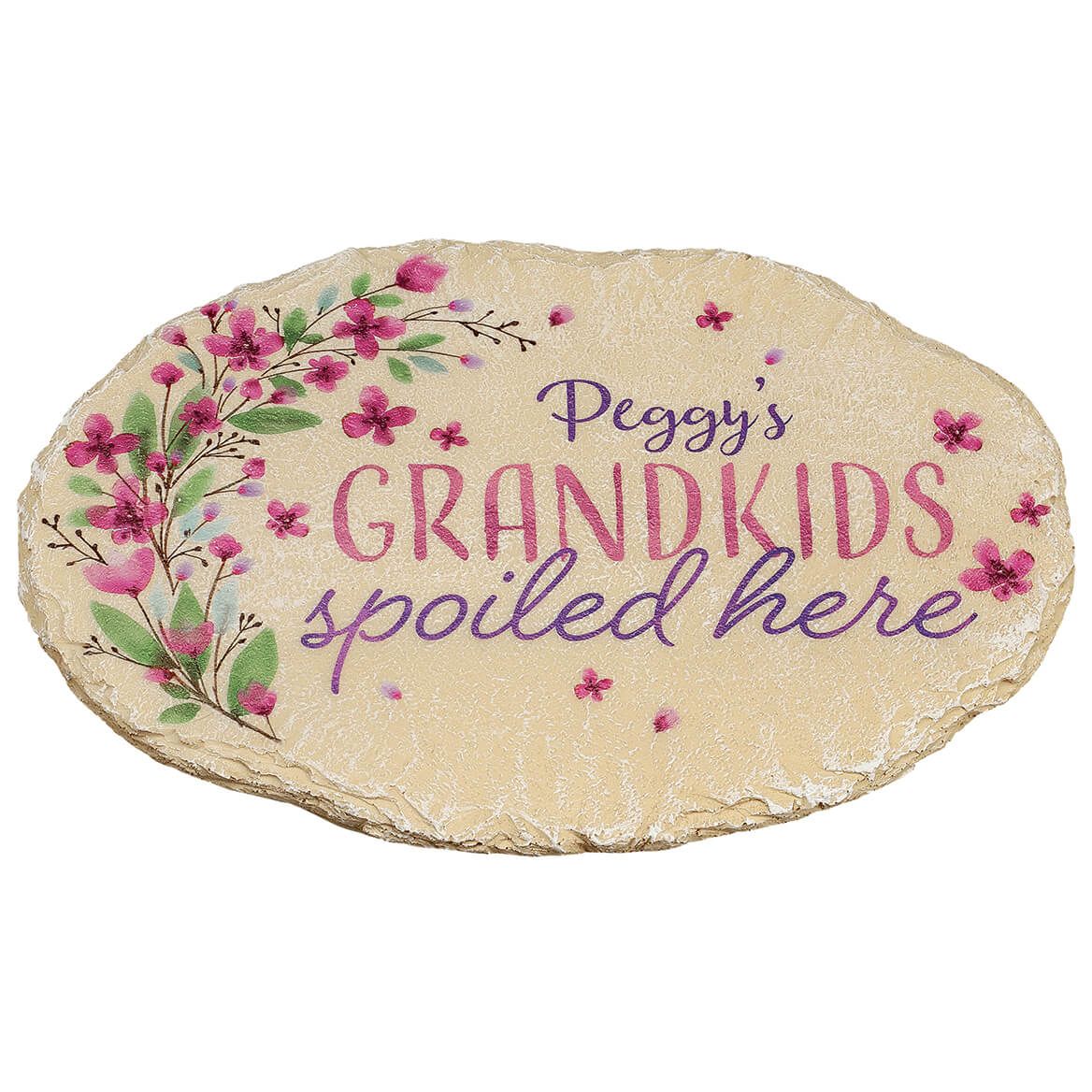 Personalized Grandkids Spoiled Here Garden Stone + '-' + 378203