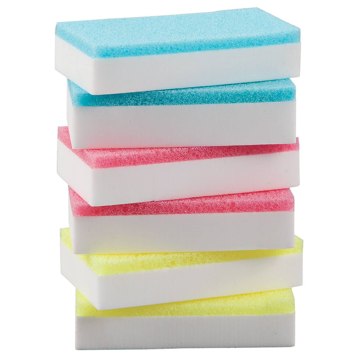 Magic Scrubber and Eraser Sponges, Set of 6 by LivingSURE™ + '-' + 378260