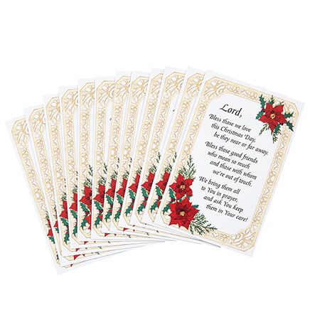 Poinsettia Collage Prayer Magnets, Set of 12-378281