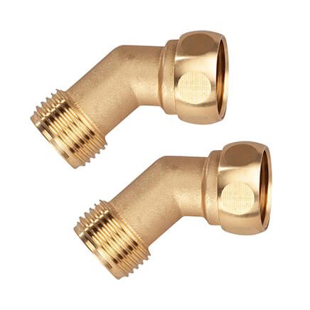 Brass Hose Elbows, Set of 2-378339