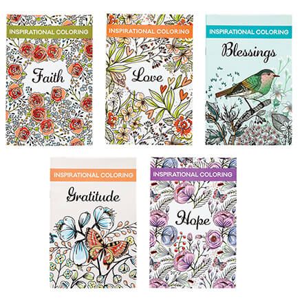 Inspirational Coloring Books, Set of 5-378353