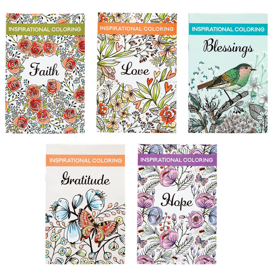 Inspirational Coloring Books, Set of 5 + '-' + 378353