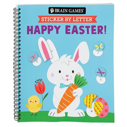 Brain Games® Sticker by Letter™ Happy Easter!-378370