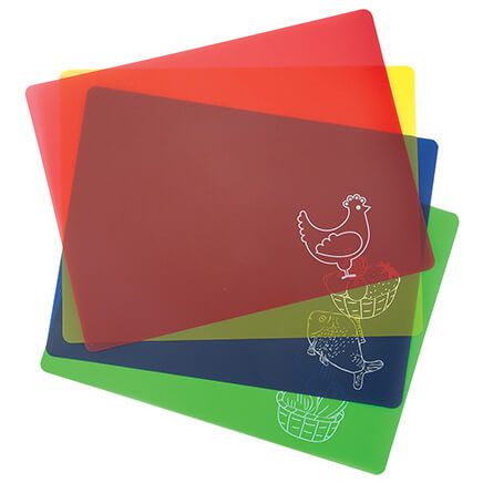 Flexible Cutting Boards, Set of 4 by Chef's Pride™-378382