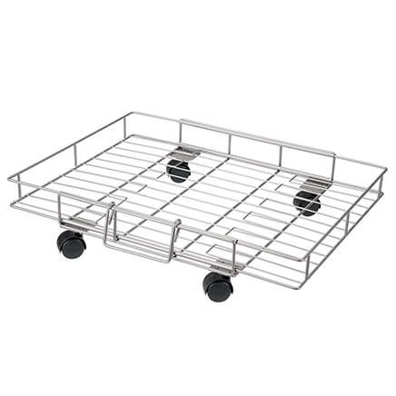 Expandable Rolling Metal Basket by Chef's Pride™-378393