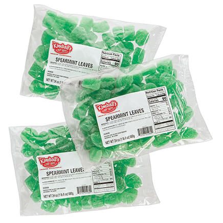 Spearmint Jelly Leaves, 24 oz., Set of 3-378441