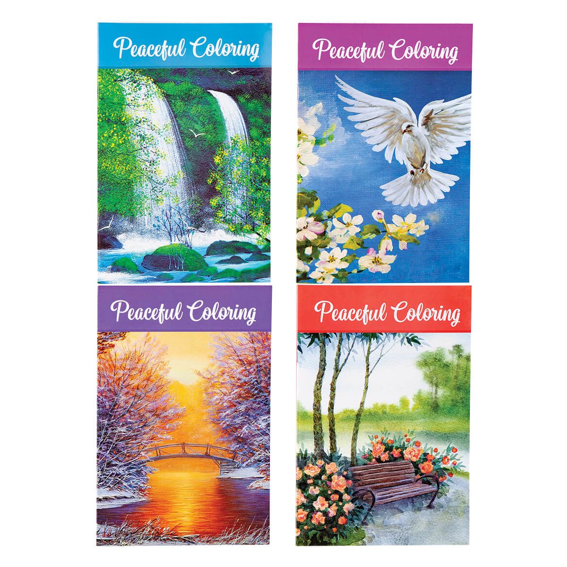 4-Pc. Peaceful Coloring Book Set + '-' + 378504