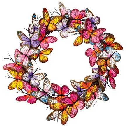 Butterflies Wreath by OakRidge™-378586