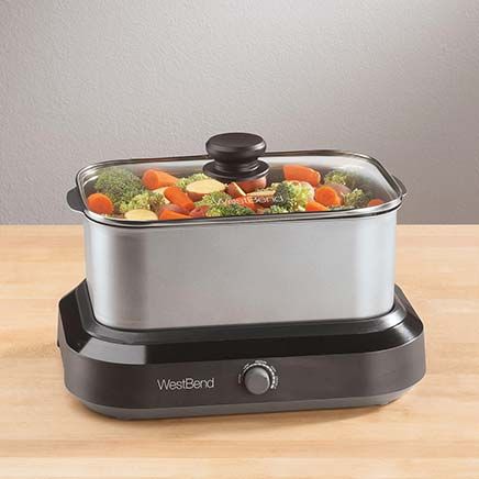 West Bend® 6 Qt. Versatility Cooker™ Stainless Steel-378629