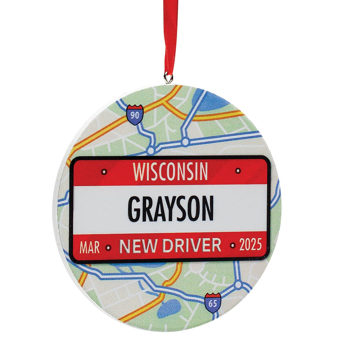 Personalized New Driver Ornament + '-' + 378630