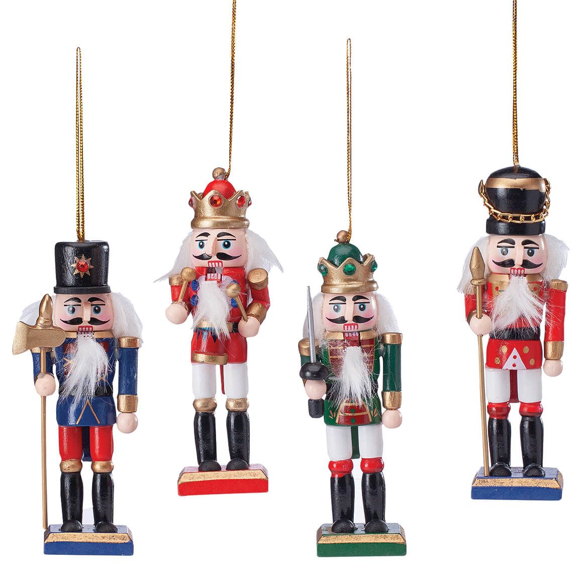 Nutcracker Ornaments by Holiday Peak™, Set of 4 + '-' + 378686