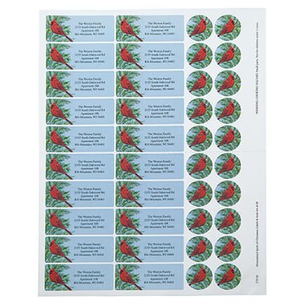 Personalized Spirit of Christmas Address Labels and Seals, Set of 20-378740