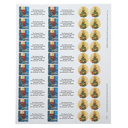 Personalized Faith, Family, Friends Address Labels and Seals, Set of 20-378742