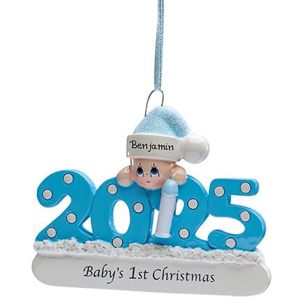 Personalized 2025 Baby's First Christmas Ornament-378781
