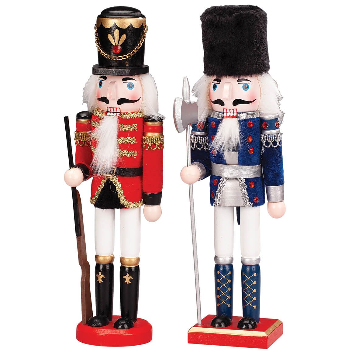 Traditional 12" Nutcrackers by Holiday Peak™, Set of 2 + '-' + 378885