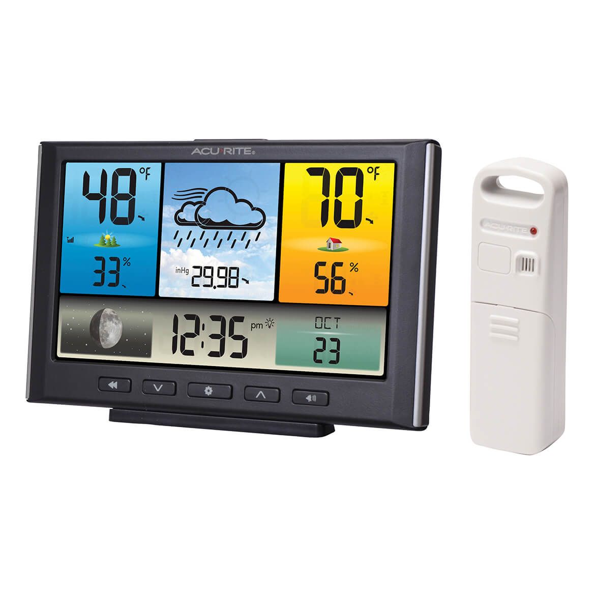 Digital Color Indoor Outdoor Weather Station + '-' + 378923