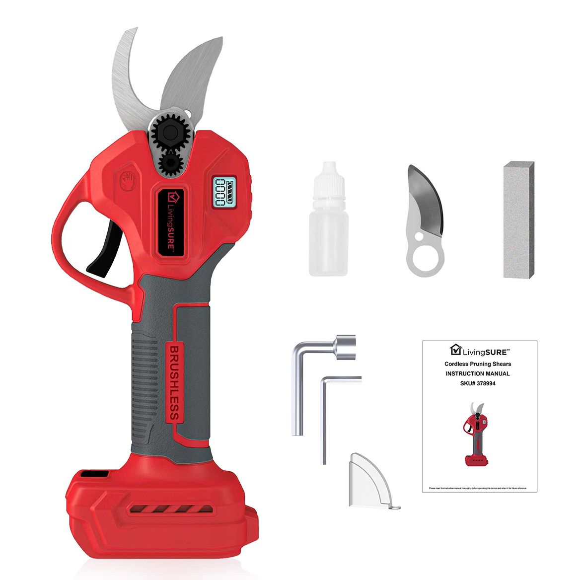 Cordless Pruning Shears by LivingSURE™ + '-' + 378994