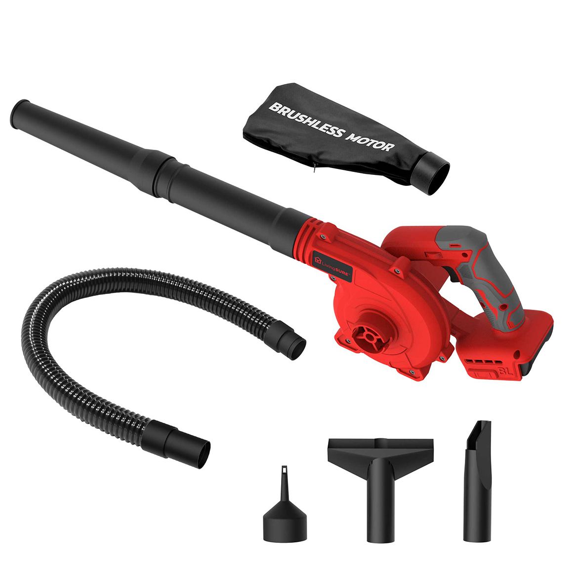 Cordless Compact Leaf Blower Vacuum by LivingSURE™ + '-' + 378995