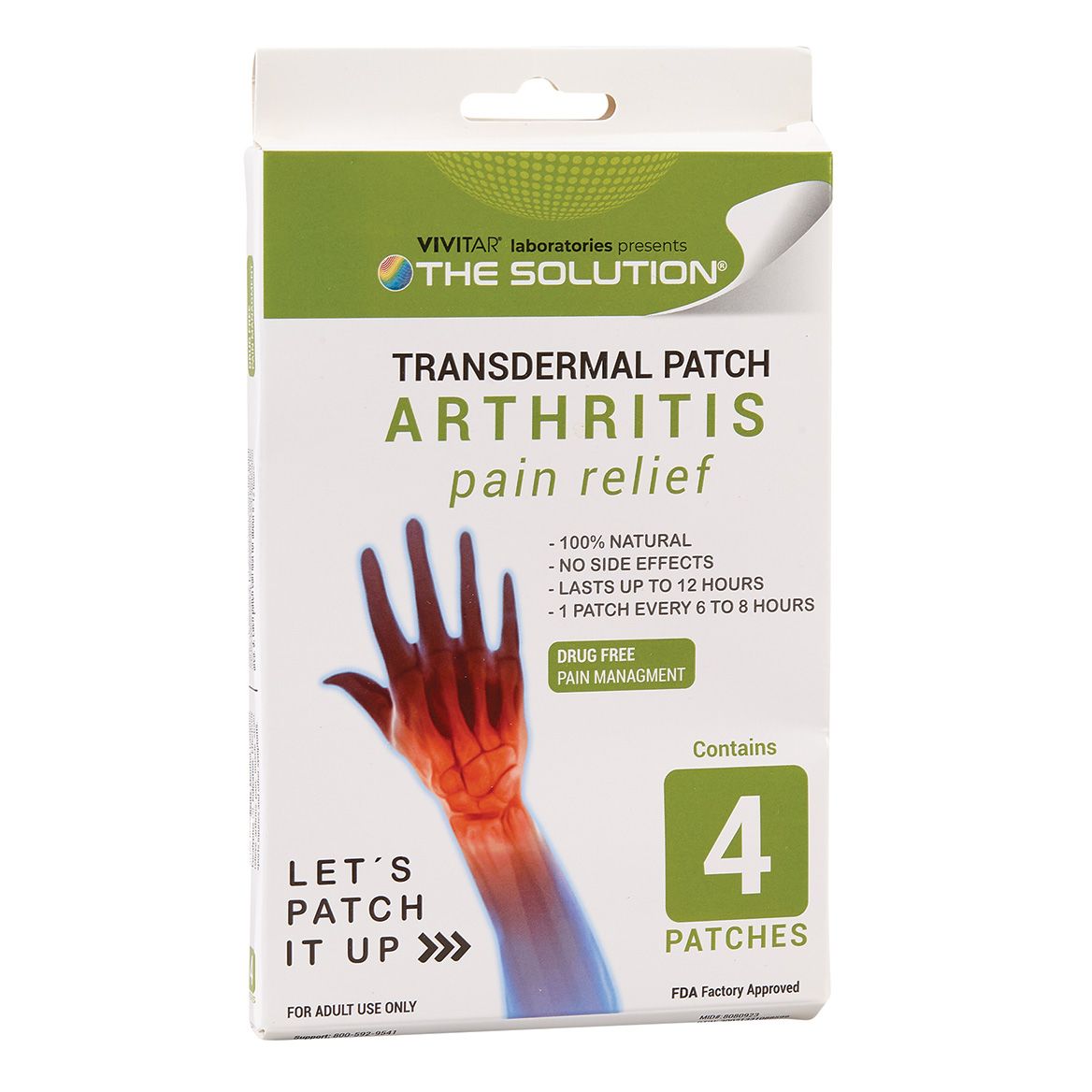 Transdermal Arthritis Patches, Set of 4 + '-' + 379255