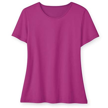View product details for Soft Knit Crew Neck Tee