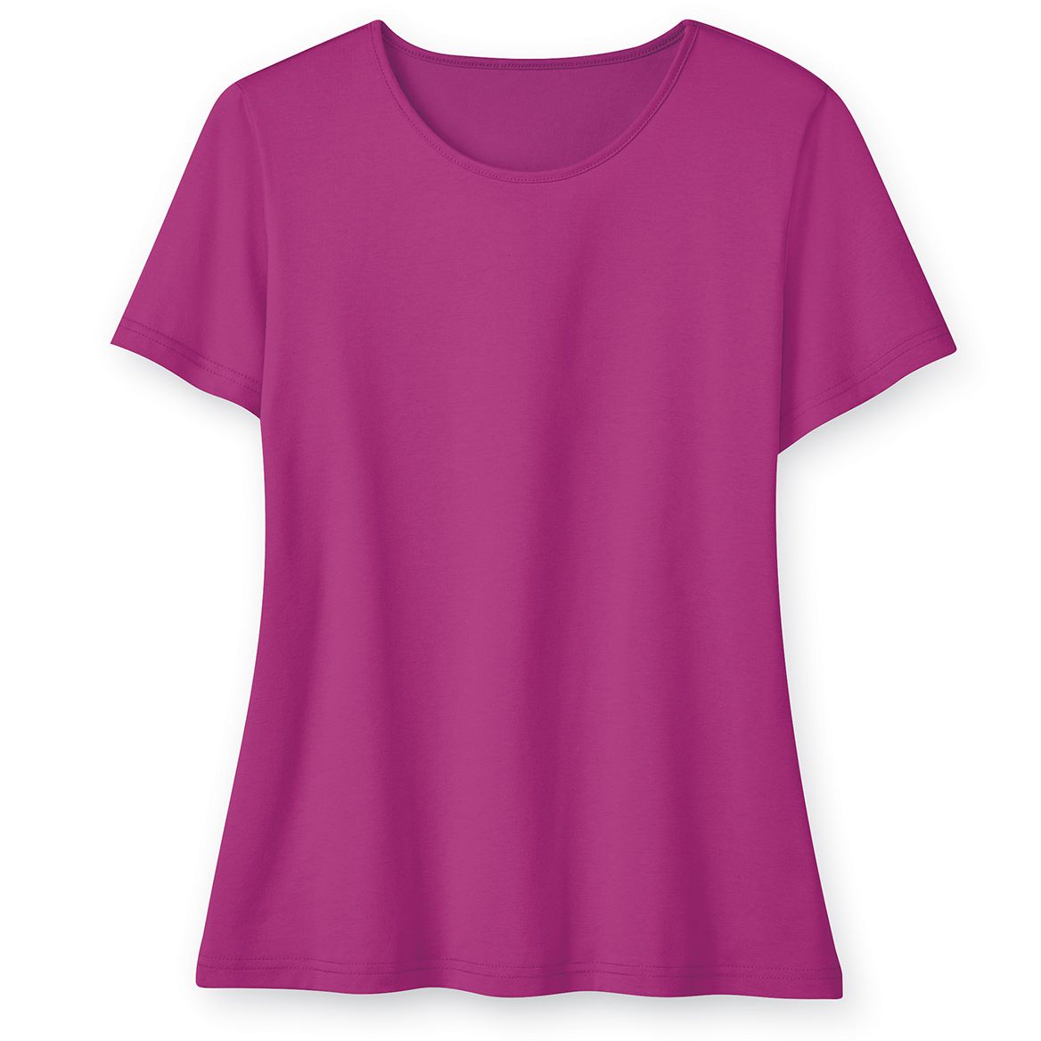 Soft Knit Crew Neck Tee