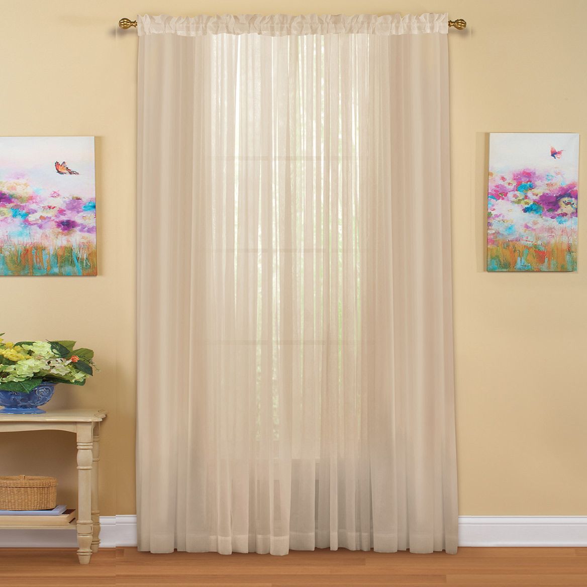 Sheer Curtain Panel
