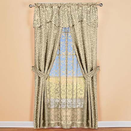 View product details for Insulated Scroll Curtain Set