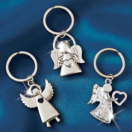 View product details for Guardian Angel Keychains, Set of 3