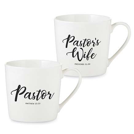 2-Piece Pastor & Pastor Wife Mug Set-380498