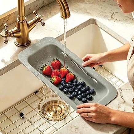 View product details for Over-The-Sink Colander by Chef's Pride™