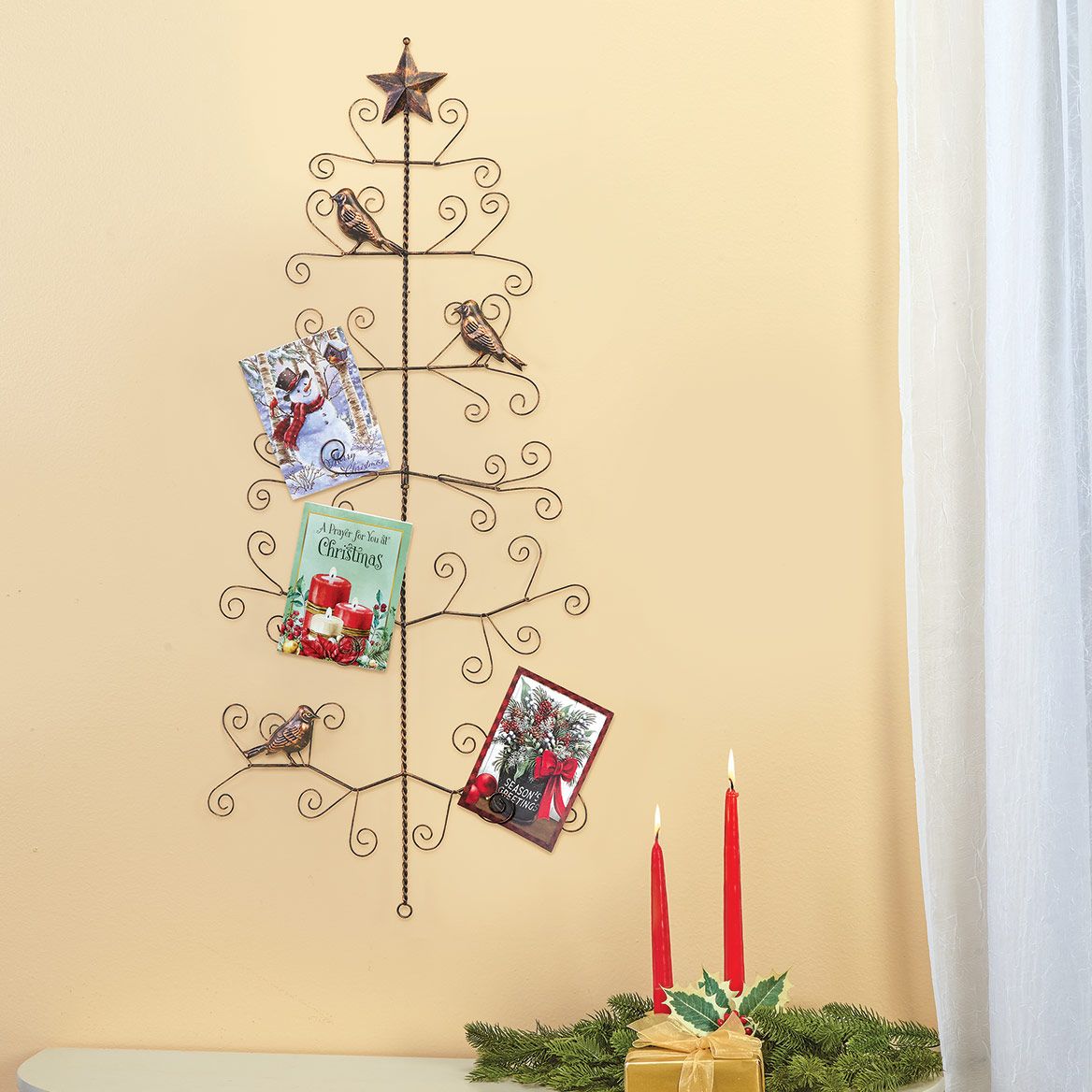 Tree Card and Photo Wall Holder By Holiday Peak™