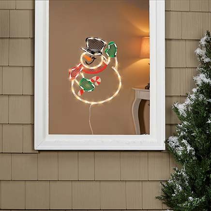 View product details for Snowman Window Lights By Holiday Peak™